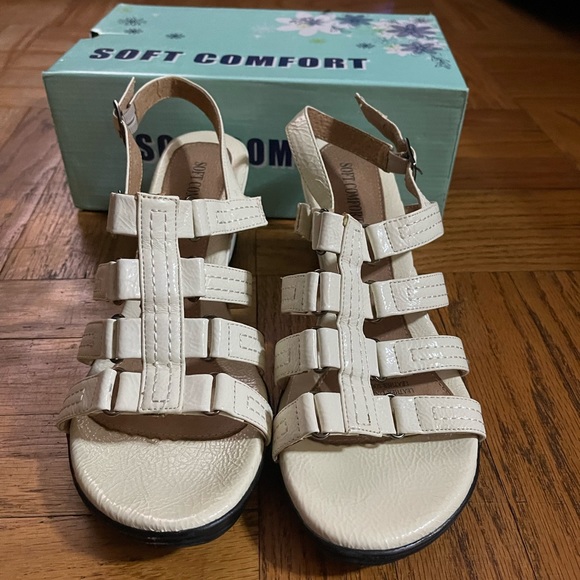 Soft Comfort Women’s Wedge Sandals 👡,Used Once,Condition like new🔥 - Picture 5 of 6